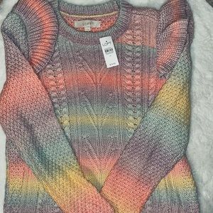 Loft sweater size medium multicolor